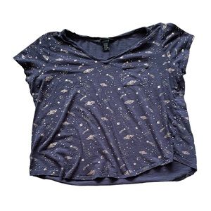 Torrid | Metallic Galaxy Tee